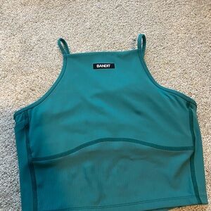 Bandit Teal Crop Top
